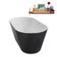 Baignoire autoportante 54 "avec drain interne Streamline-112235365