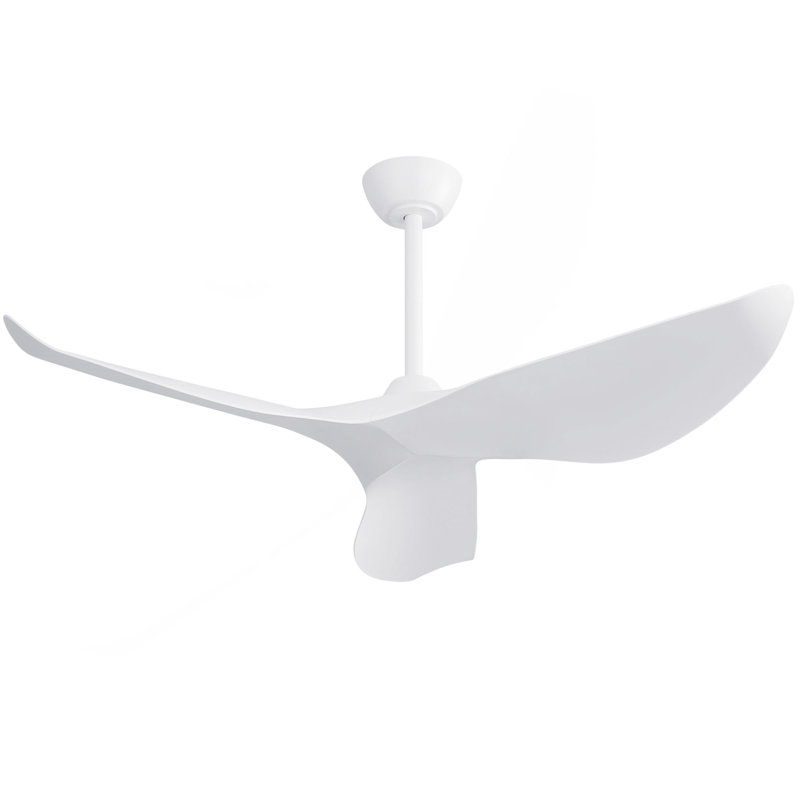 Ventilateur de plafond de 38 pouces sans lumière, ventilateurs de plafond intérieurs et extérieurs modernes avec télécommande pour moteur à courant continu pour chambre à coucher, salon
