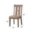 Ensemble de 2 chaises d'appoint Nathaniel