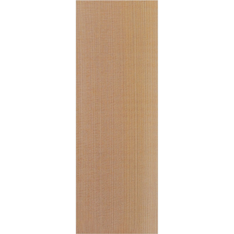 Queue de chevron lisse Carmel, Cèdre rouge de l'Ouest, H 10 po x l 3 1/2 po x L 48 po