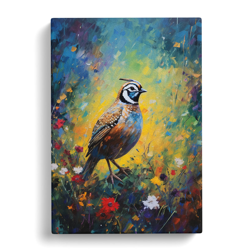 Partridge Impressionism No.2 - No Frame Print, 76cm H x 50cm W x 3cm D
