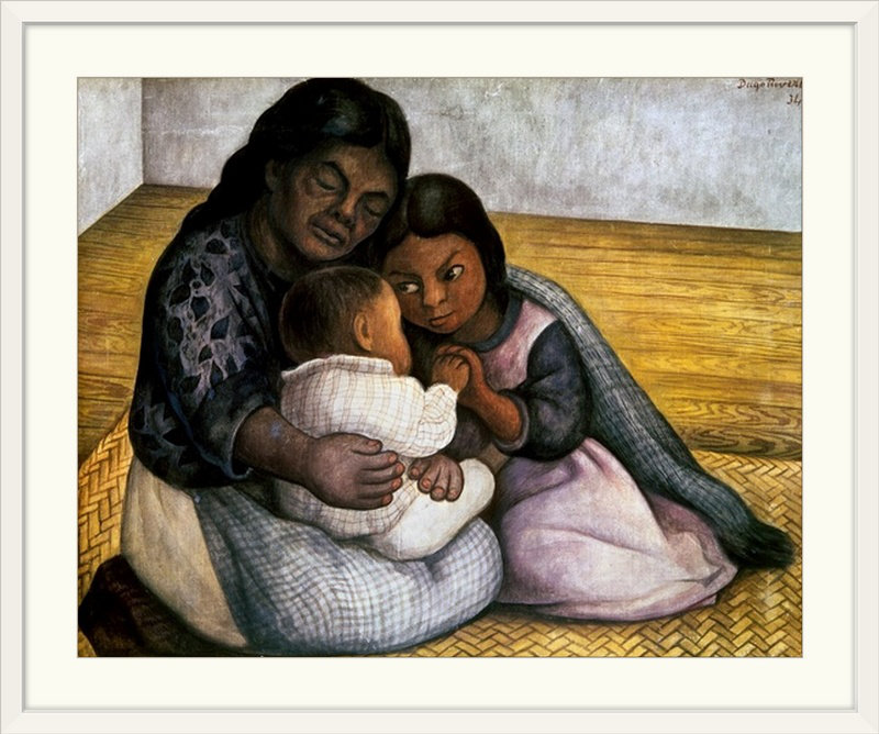 Great Big Canvas 'Rivera: Mother and Children' by Diego Rivera Painting ...