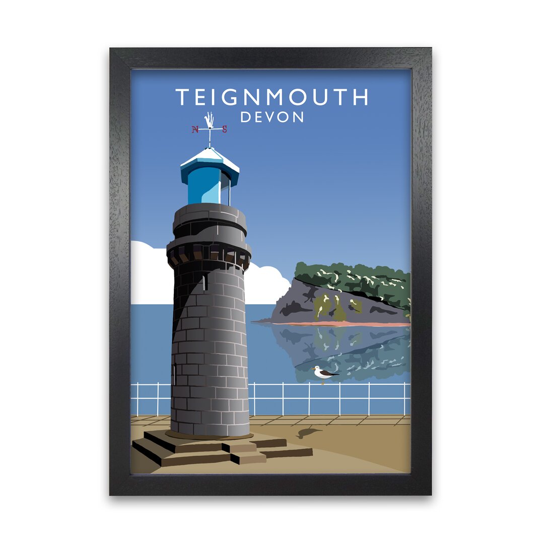 Poster Teignmouth Devon von Richard O'Neill