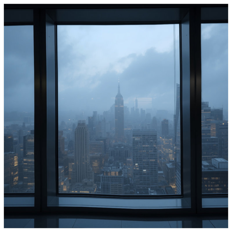 Rideaux de douche City Skyline, L 70 po x H 84 po
