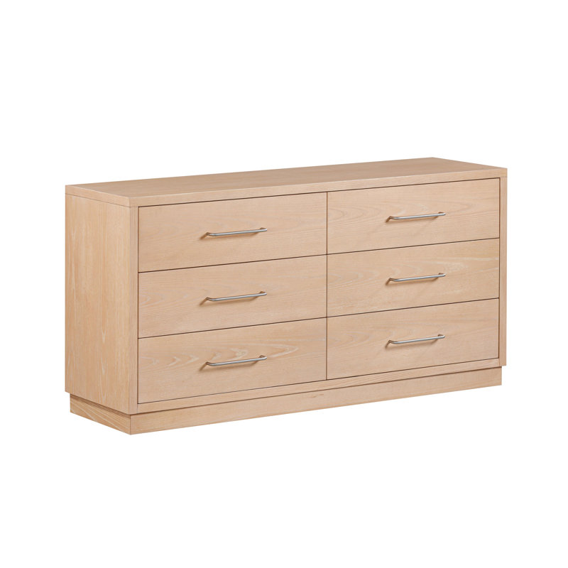 Commode en bois naturel Marlow, Bois naturel