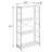 4-Tier Rectangular Bookshelf-469306525