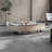 Light luxury oval marble coffee table-110567439