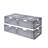 Nikolin Stackable Plastic Underbed Storage Box with Double-Open Lid and Wheels-1459822033-1459822039