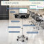 Table pliante pour ordinateur portable, graphite
