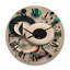 Horloge murale géométrique rétro-951925771