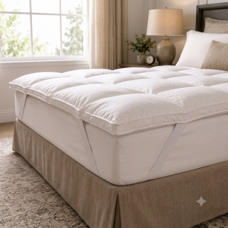 Surmatelas en duvet d'oie 2,5 po, Très grand