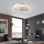 Ventilateur de plafond encastré de 20 po avec lumières à DEL RVB d'intérieur-101945178