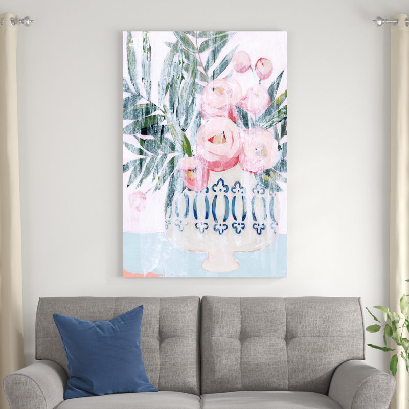 " Bleached Bouquet II " by Grace Popp Painting Print, 48" H x 32" W