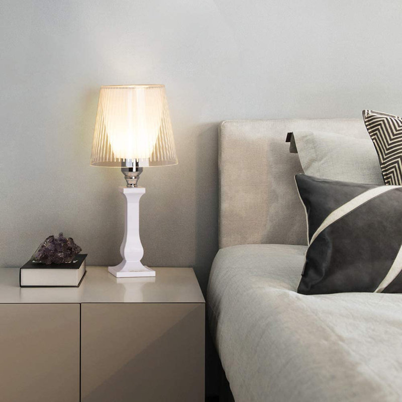 Acrylic Table Lamp, White