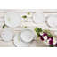 Liberte Porcelain China Dinnerware Set 18 Piece - Service for 6