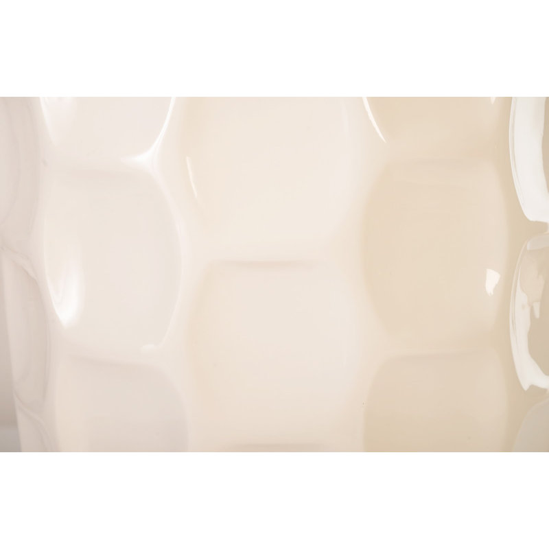 Mando Resin Pot Planter, 28" H x 13" W x 13" D, White