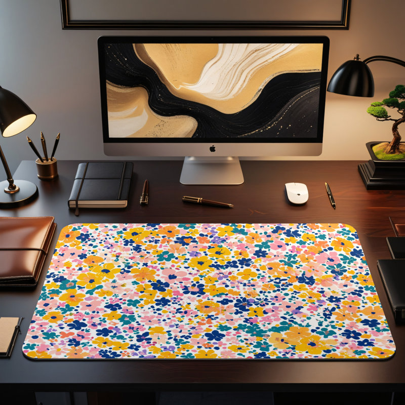 Polyester Desk Pad, 31.5x15.5