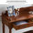 Rectangular Simple Retro Solid Wood Writing Desk-1169848177