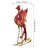 36 Inch Phoenix Decor Metal  Garden Statues Standard - Up