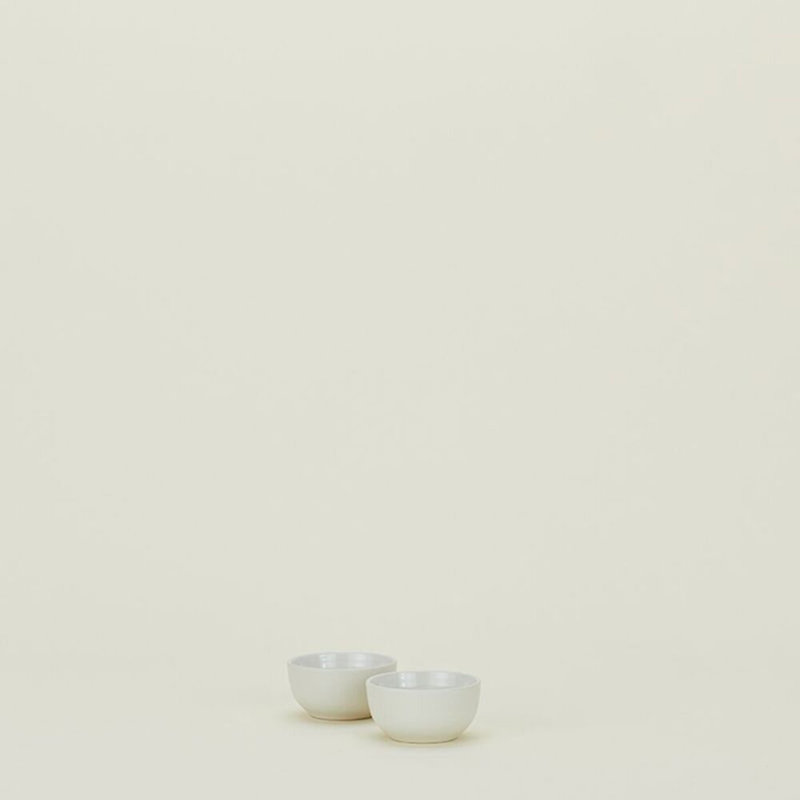 Frej Stoneware Dessert Bowl, Bone