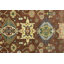 Remiyah Oriental Handmade Hand-Knotted Rectangle 6' x 8'10" Wool Area Rug in Orange