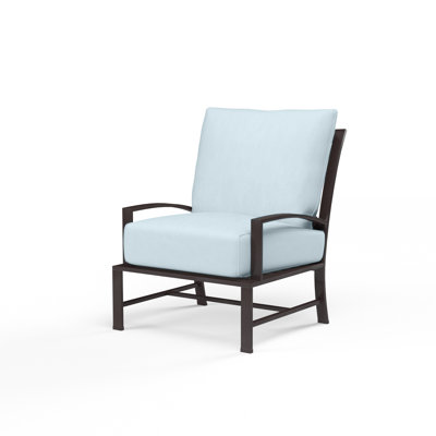La Jolla Aluminum Outdoor Lounge Chair , Sunbrella® Cushions Included