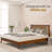 Kaylin Premium Solid Wood Platform Bed Frame with Headboard – 800 lb Capacity, No Box Spring Needed, Fits All Mattresses-73296059-73296058