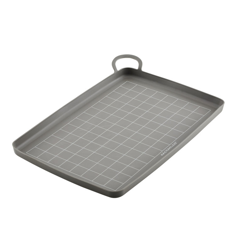 Dexas Silicone Baking Mat - Natural/Gray - 14-inch x 10-Inch