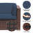 Wicker 6 - Person Modular Patio Conversation Set with Cushions-583283483
