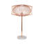 Lampe de table moderne en métal or rose 28 po - 18 po x 18 po x 28 po Rose Gold