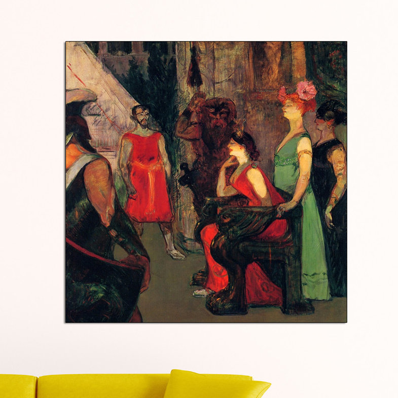 Henri De Toulouse-Lautrec - Wrapped Canvas Print, 100cm H x 100cm W x 1.8cm D