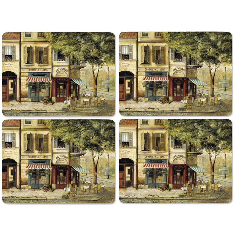 Portmeirion, Pimpernet, Placemats - Parisian Scenes
