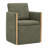 Upholstered Rolling Dining Chair with Under-Seat Storage-267622430