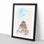 Airplane Flying Above Tokyo Watercolour - Picture Frame Graphic Art-56923232-56923234