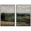 «Rolling Hills At Dusk Scenic», 2 pièces sur toile-98374047-98374046