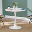 Wyano Oak Round Steel Top Dining Table-251826814