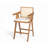 Hassan 27’’ Rubberwood Counter Stools With Cane Webbing-1913220163