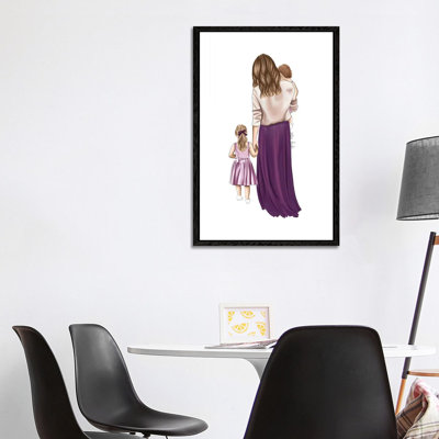 Mother and Daughters 1 Piece Painting on Canvas