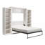 Lit escamotable avec bibliothèques de rangement Wexford-1731403009-1731403010