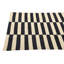 Tapis noir et blanc 3x5