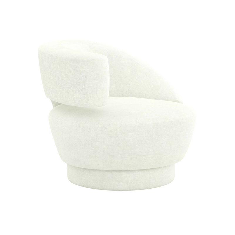 Arabella Swivel Chair, Chenille