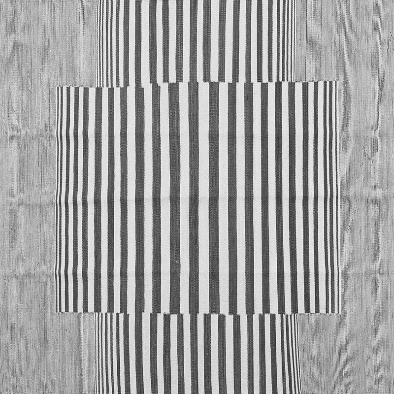 Alla Performance Striped Indoor Rug, Square 5'