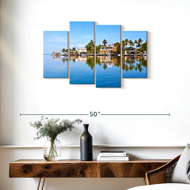 Gillard Key West Seaside Town, 22" H x 36" W