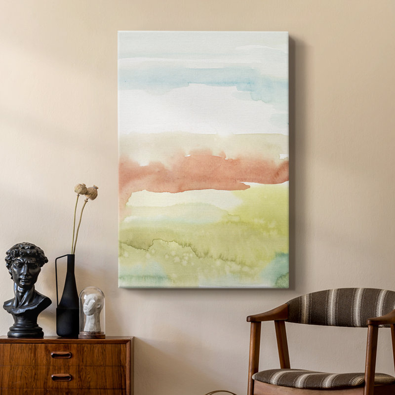 Blush Sunrise II - galerie sur mesure Cavas, H 27 po x l 18 po