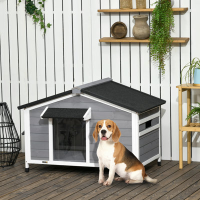 Solid Wood Dog House