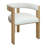 Logan Set With 82" Dining Table And 6 Trish Ivory Arm Chairs-100479532