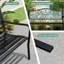 Metal Park Bench