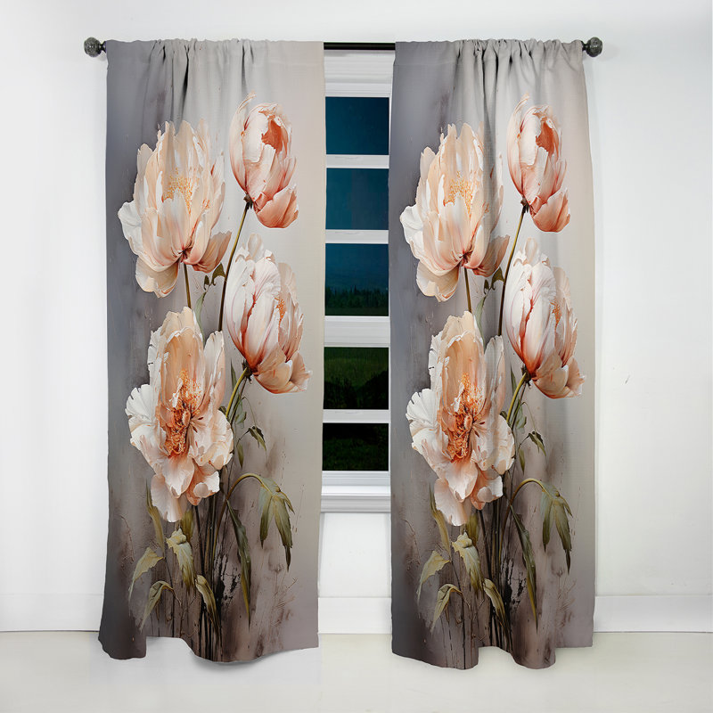 Rideau tulipe Wilkenson, L 52 po x L 95 po