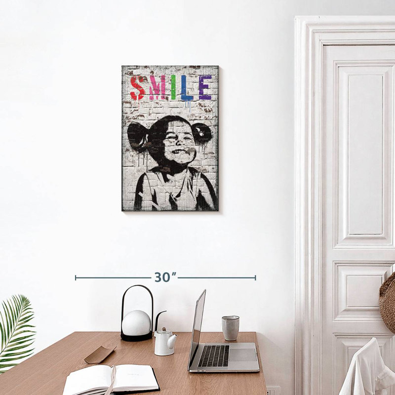 Leisha Smiling Girl, 24" H x 16" W