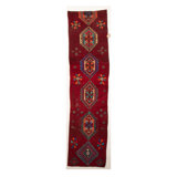 Handmade Cotton and Wool Geometric Area Rug